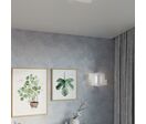 Applique Murale Bois 2 rectangles de Verre pour Ampoule E27 - Blanc