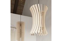 Suspension Bois Géométrique pour Ampoule E27