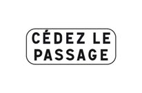 Panonceau "Cédez le passage" M9c