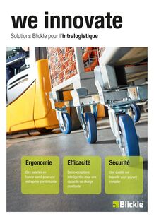 BLICKLE Brochure We Innovate Intralogistique 