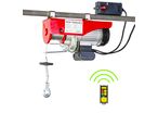 Palan électrique à câble 300/600kg 18/9m 1,1 kW 230 V télécommande SANS fil MW Tools SHN60018R