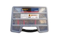 Coffret 12 Cases Vis Rocket Empreinte Pozi Acier 1000 Pcs