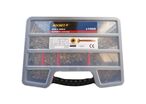 Coffret 12 Cases Vis Rocket Empreinte Pozi Acier 1000 Pcs