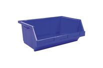 Novap - Bac à bec plastique 45L Bleu - Polyéthylène résistant - Gerbable et compartimentable - Charge max 200kg