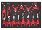 Set de pinces Foam4x4 tray 14 pièces Teng Tools TTEMB14Q