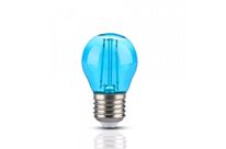 Ampoule LED E27 Filament 2W G45 - Bleu