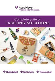 AstroNova Product Identification | Solutions d'impression QuickLabel - TrojanLabel - AstroJet