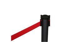Poteau noir et sangle 290 cm rouge