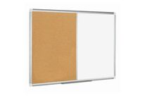 Tableau Mixte 90 X 120 Liege+tole Prel Aque Encdrt Alu