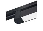 Éclairage sur Rail Linéaire Opaque Monophasé 20W 35cm Noir - Blanc Neutre 4000K - 5500K