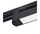 Éclairage sur Rail Linéaire Opaque Monophasé 20W 35cm Noir - Blanc Neutre 4000K - 5500K