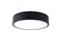 Plafonnier LED 18W 25 cm - Blanc Neutre 4000K - 5500K / Noir