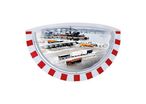 Miroir industriel 1/4 sphère