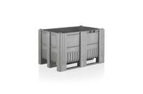 Caisse palette plastique pleine monobloc 1200 x 800