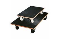 Plateau roulant en bois - 800 x 500 x 175 mm