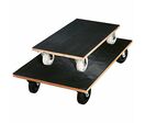 Plateau roulant en bois - 800 x 500 x 175 mm