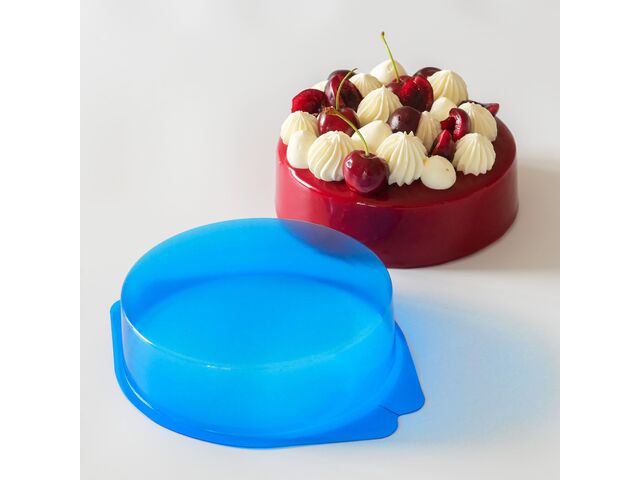 Moules à entremets ronds jetables 8 parts - H. 45 Diam. 180 | NEXT Emballage