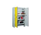 Armoire anti-feu 2 portes/4 tiroirs F90 avec serrure - Pour produits inflammables - CEMO