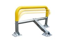 Arceau parking rabattable en polyuréthane à mémoire de forme Stopush