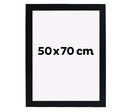 Cadre Déco Bois 50x70 Couleur NOIR-Profilé 30x14mm