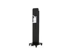 Distributeur Gel/Pédale sur Pied 150 cm Pompe Premium NOIR