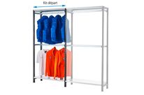 Rayonnage magasin vêtements RU L.970 mm
