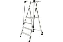 Tubesca-Comabi - Escabeau Haute Sécurité Magnum 3 - 4 Marches Aluminium - Charge 150kg - Accès 2.95m - Garantie 5 Ans