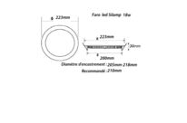 Spot LED Encastrable Rond ALU 18W CCT