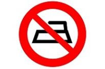 SIGNAUX D&amp;#039;INTERDICTION - Signal REPASSAGE INTERDIT