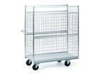 Chariot grillagé 4 côtés grande hauteur