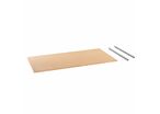 Plateau aggloméré pour rayonnage Epsivol - Profondeur 1000 mm longueur 2250 mm