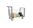 Chariot modulaire 1 ridelle et grand plateau - 500 kg