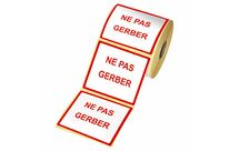 Étiquette d&amp;#039;expédition spéciale palette - 114 x 130 mm