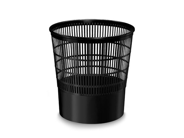 Corbeille à papier Noire 16L