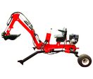 Mini-Pelle tractable avec attelage - Pivotante sur 120° moteur à essence 15 ch MW Tools GMA120