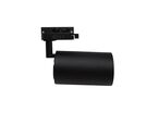 Spot LED sur Rail Monophasé 30W 60° Noir