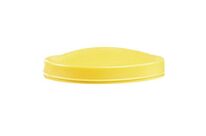 Couvercle pour fût 220L - Jaune - Polyéthylène - 600mm Ø - 120mm H - 2.7kg