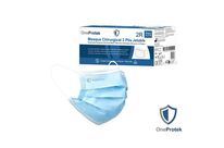 OneProtek - Masque Chirurgical Type IIR Bleu - Jetable - Conforme EN14683