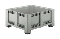 CAISSE-PALETTE 1200X1000X580 MM - PLEIN / 4 PIEDS - 430 L