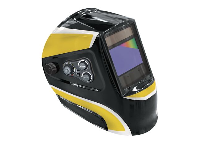 Masque de soudeur LCD ERGOTECH+ 5-9/9-13 BLACK TRUE COLOR