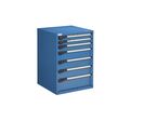 Armoire métallique 7 tiroirs Novalp M Bleu Ral 5012