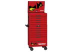 Servante d'atelier rouge haute 12 tiroirs - Mega Master - 528 pièces - rangement avec modules en mousse Teng Tools TKS26R528F