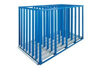 Rayonnage Bleu Pour Plaques - Largeur:2000 Mm - H:1250 Mm