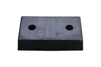 Manutan Expert - Butée de quai 450 mm - Caoutchouc Noir - 80% Recyclé - Protection Éco-responsable