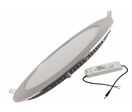 Pack de  5 - Downlight Dalle LED 18W Extra Plate Ronde ALU - Blanc Froid 6000K - 8000K