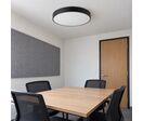Plafonnier LED 30W 40cm Noir - Blanc Neutre 4000K - 5500K