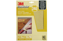 lot de 3 feuilles de Papier abrasif à haut rendement SandBlaster?, fin grainage: P320