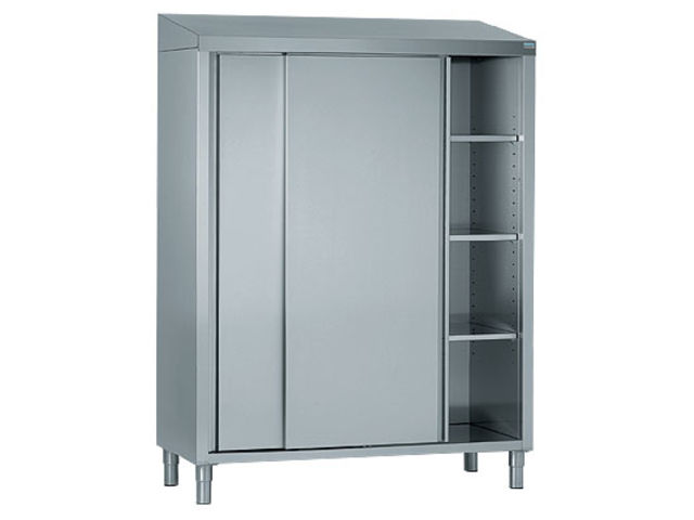 Armoire 2 portes coulissantes inox 1 000 x 600