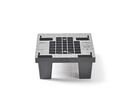 Palette Plastique QP6040HR4F - 4 pieds emboitables