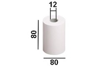 5 rouleaux thermiques 80 x 80 x 12. Longue vie sans bisphenol